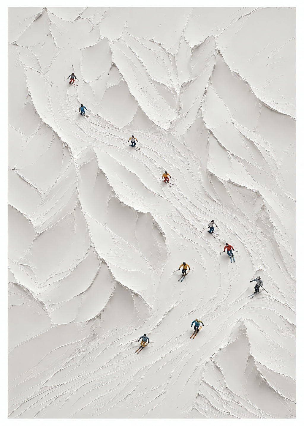 Alpine Silence Descent, flat artwork