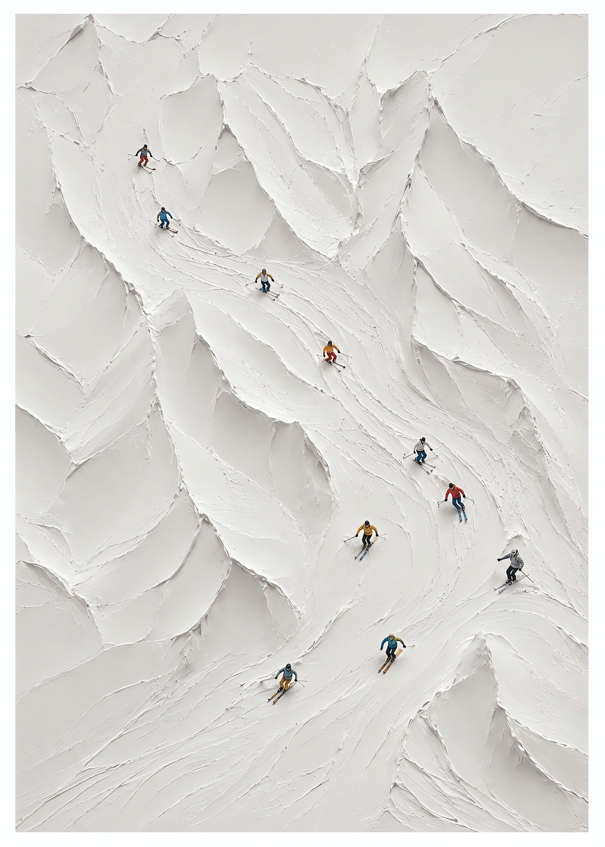 Alpine Silence Descent, flat artwork