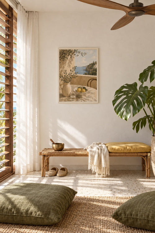 Amalfi Terrace, styled interior