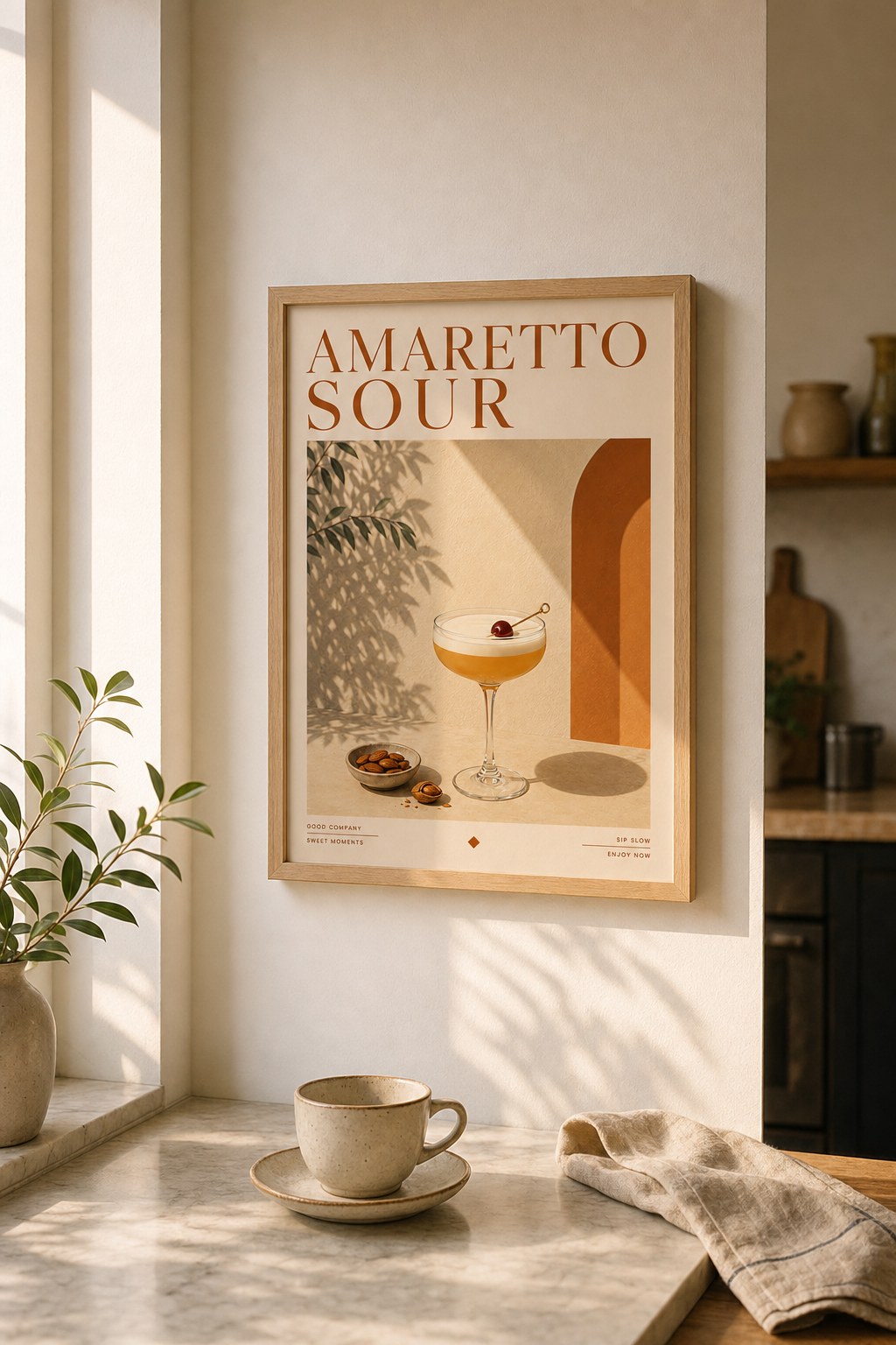 Amaretto Hour, styled interior