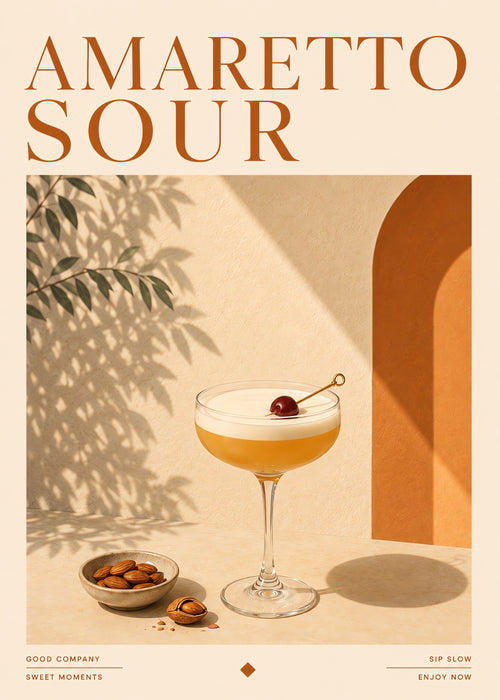 Amaretto Hour, flat artwork