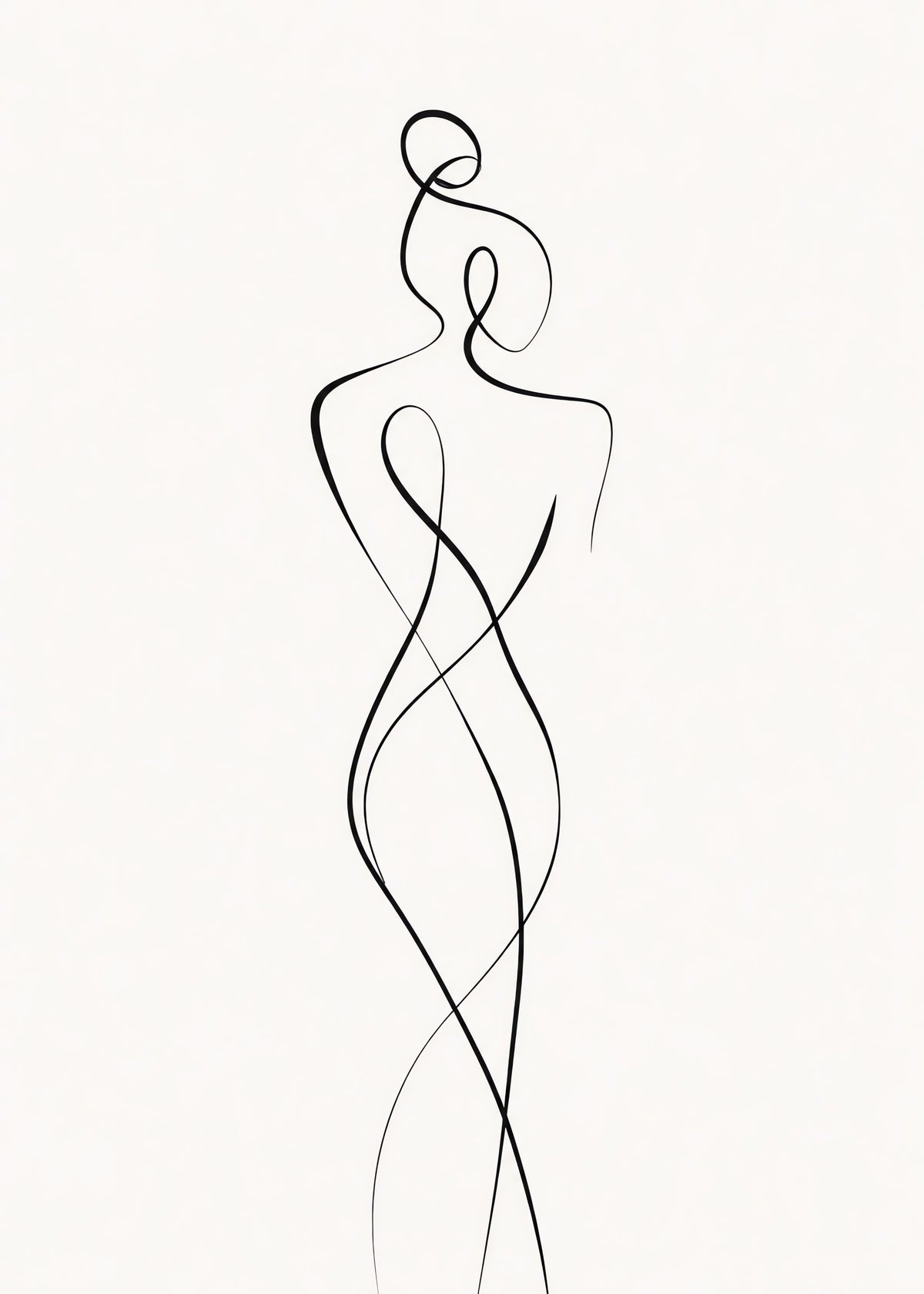 Grace in Motion, flat artwork