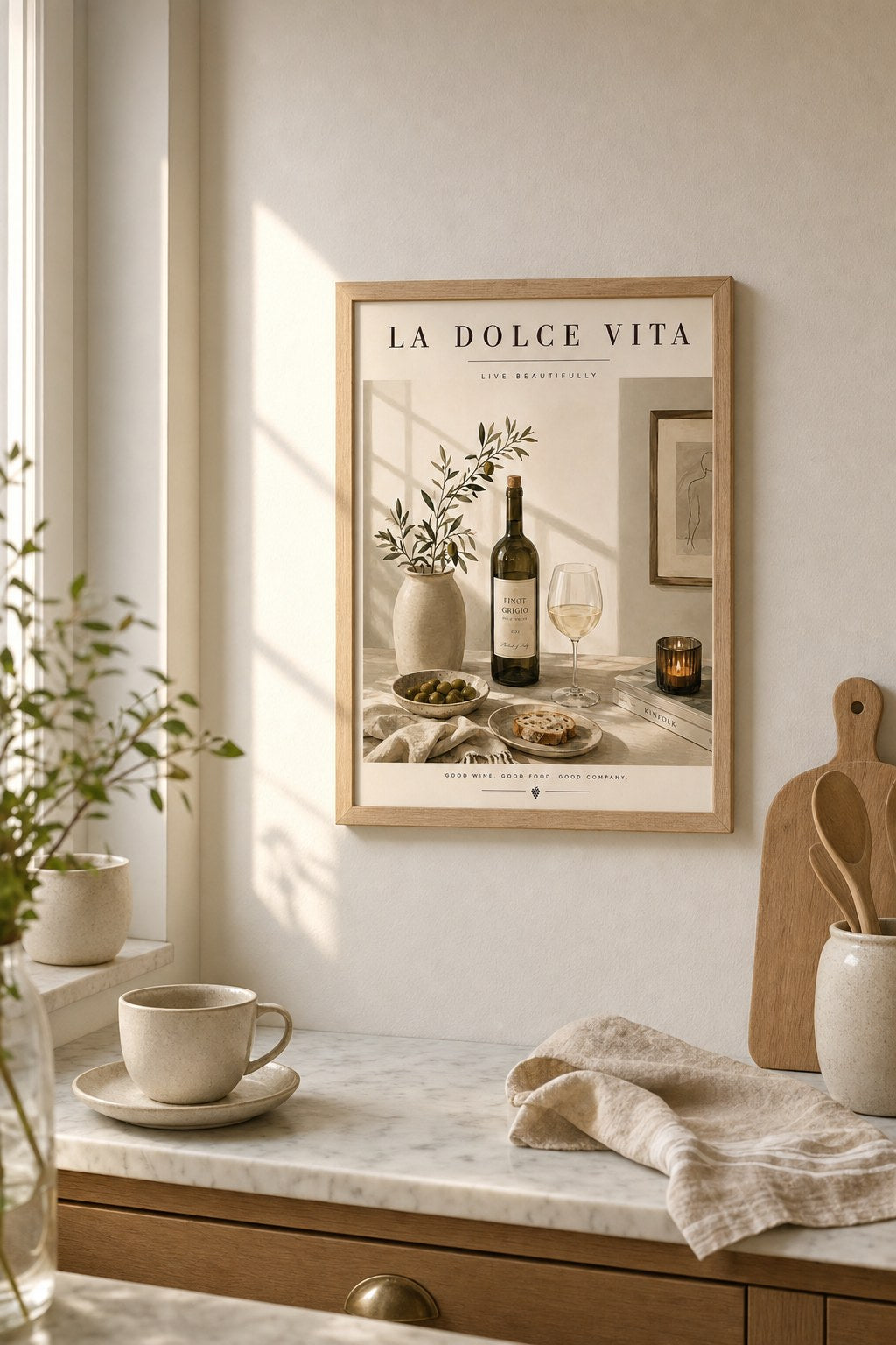 La Dolce Table, styled interior