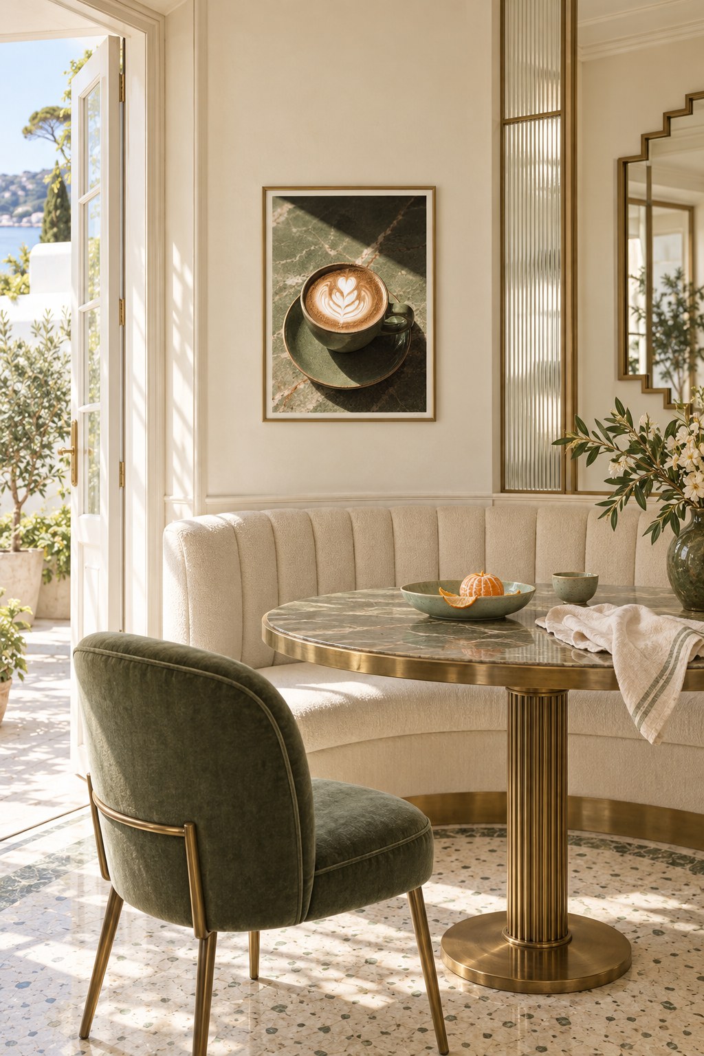 Latte on Marble, styled interior