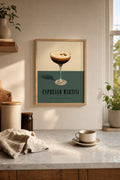 Midnight Espresso Martini, styled interior