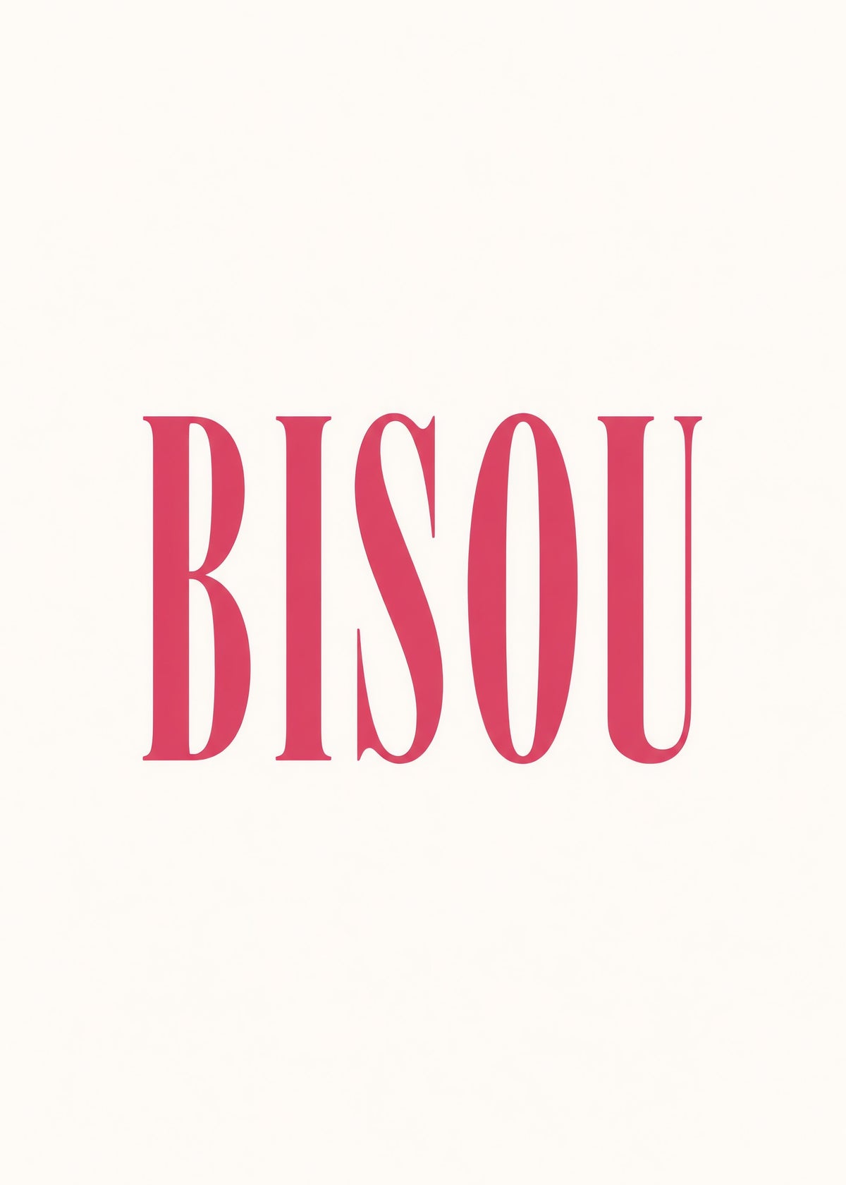 Pink Bisou Whisper, flat artwork