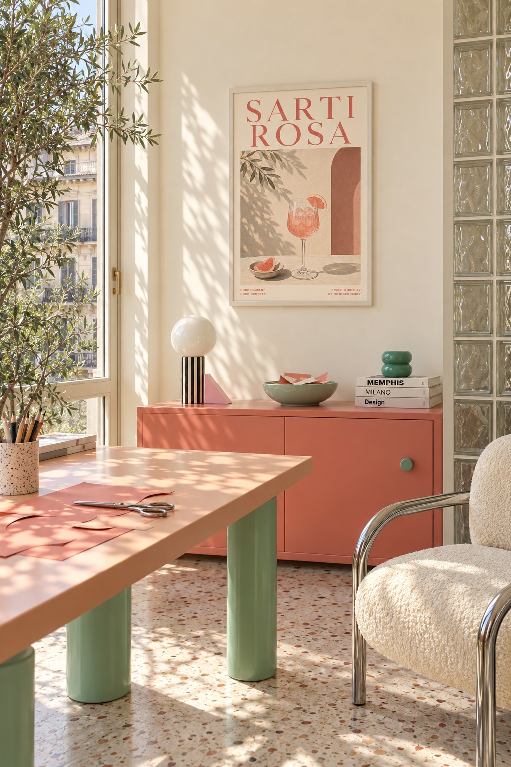 Sarti Rosa Afternoon, styled interior