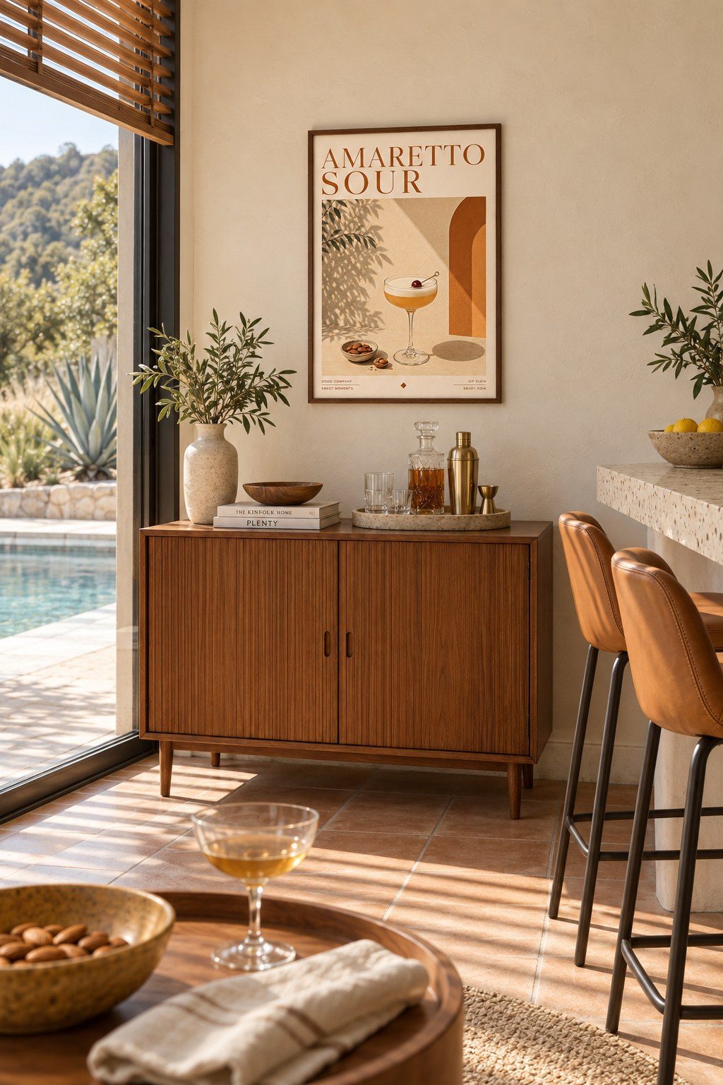 Amaretto Hour, styled interior