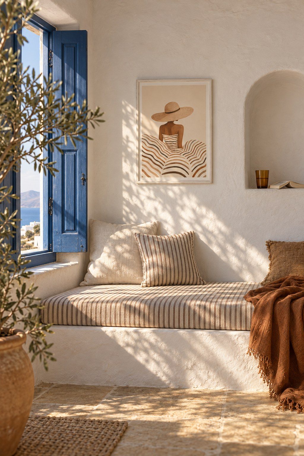 Sunlit Summer Recline, styled interior