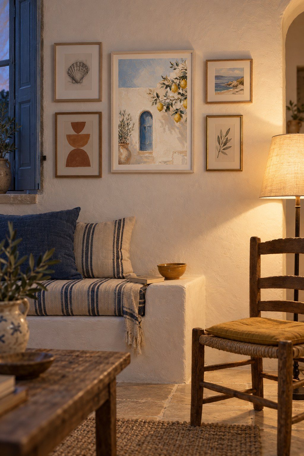 Mediterranean Doorway, styled interior