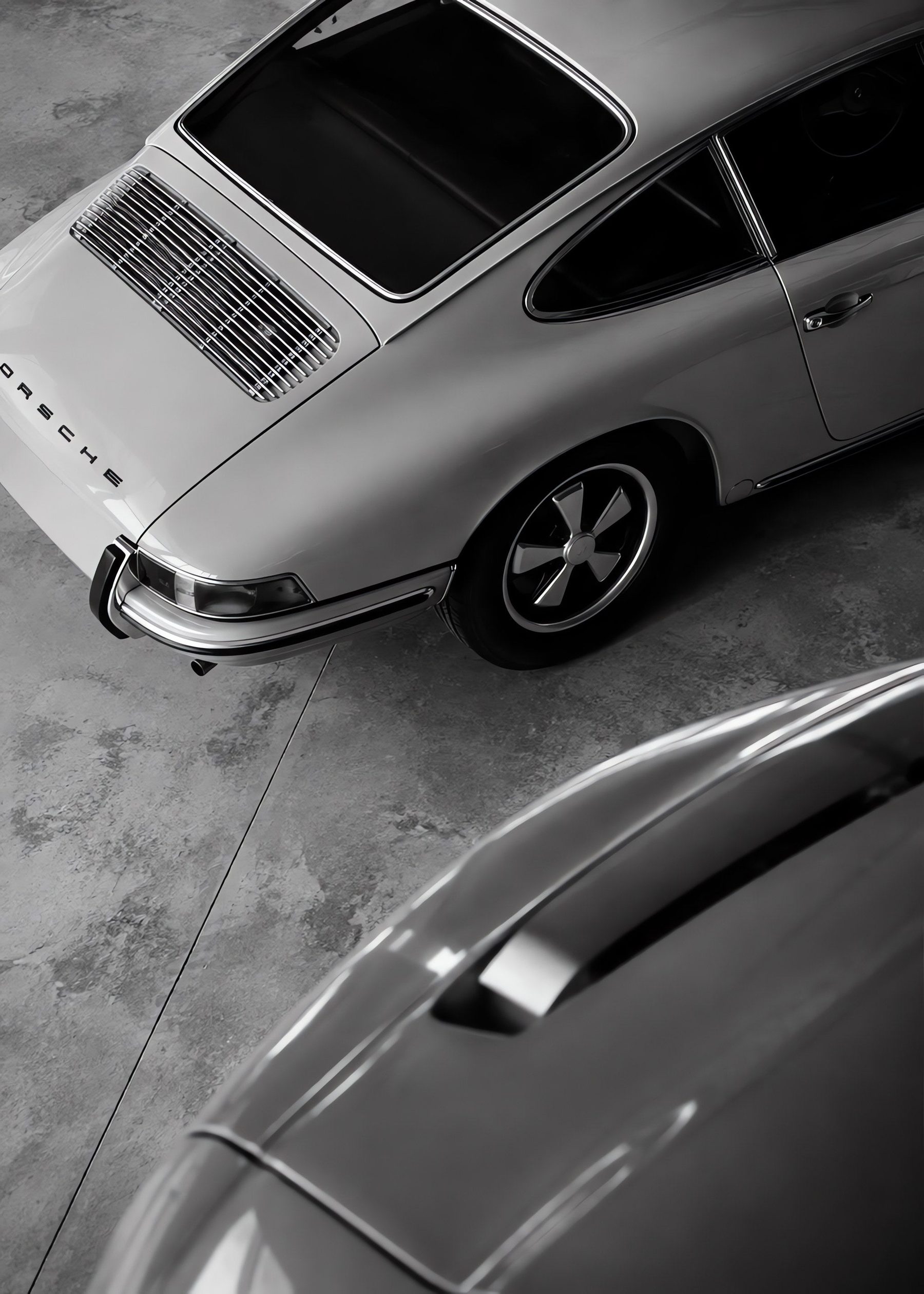 Midnight Garage Icon, flat artwork