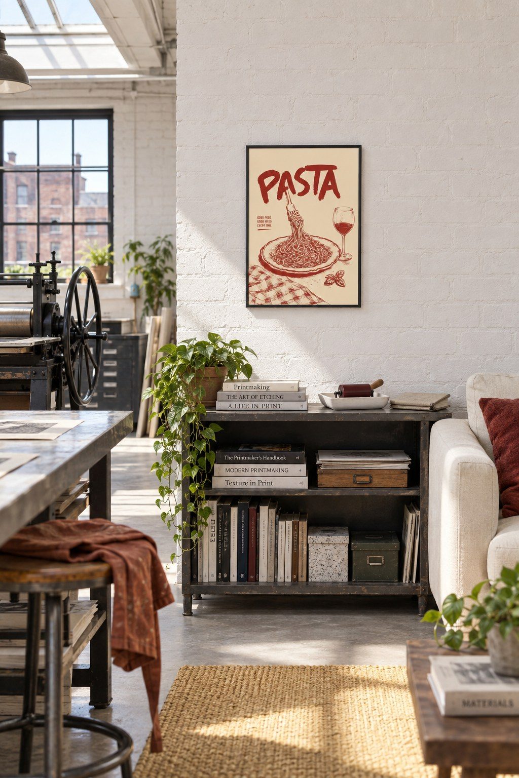 Pasta Night Mood, styled interior