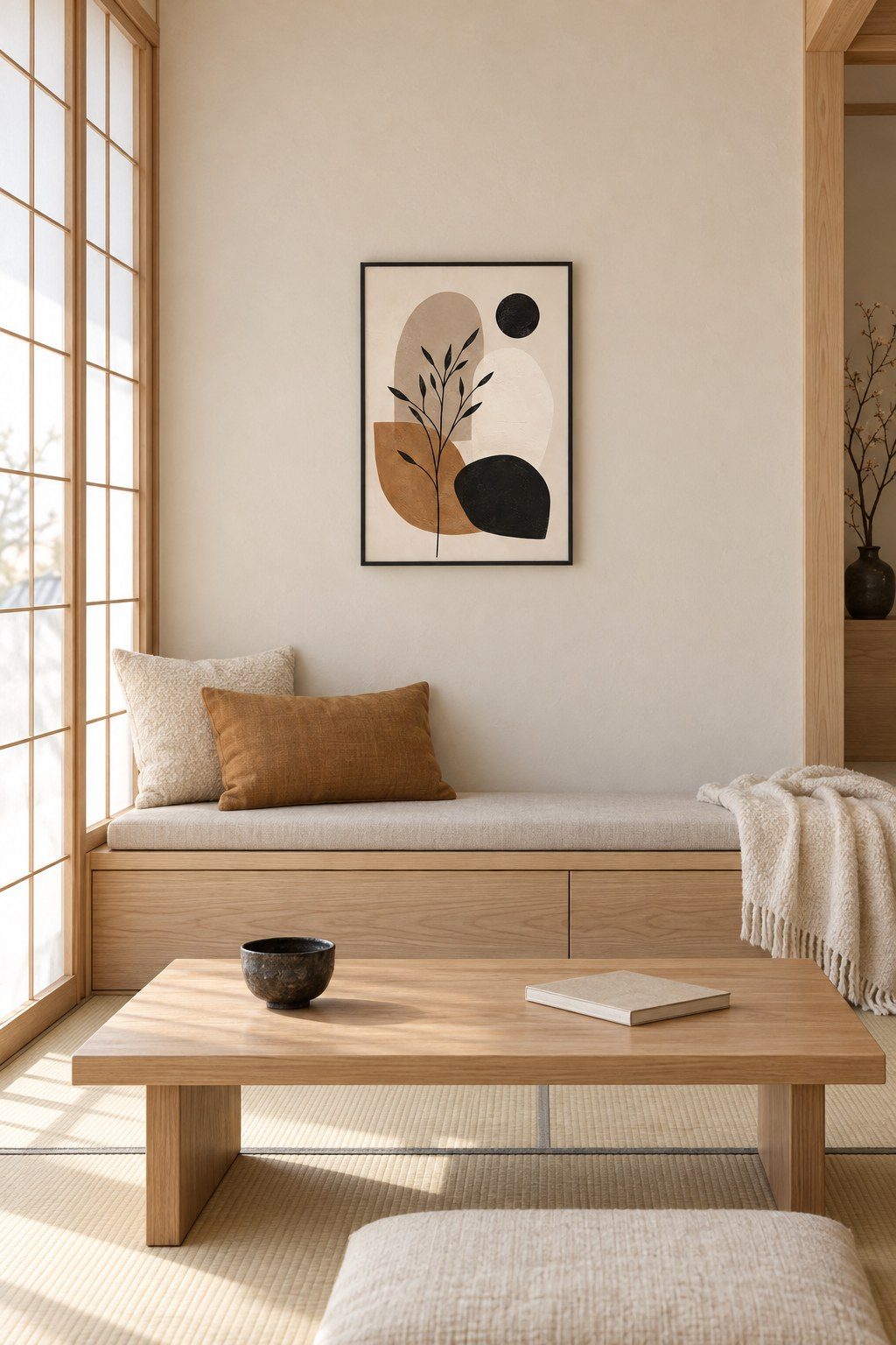 Quiet Botanical Balance, styled interior