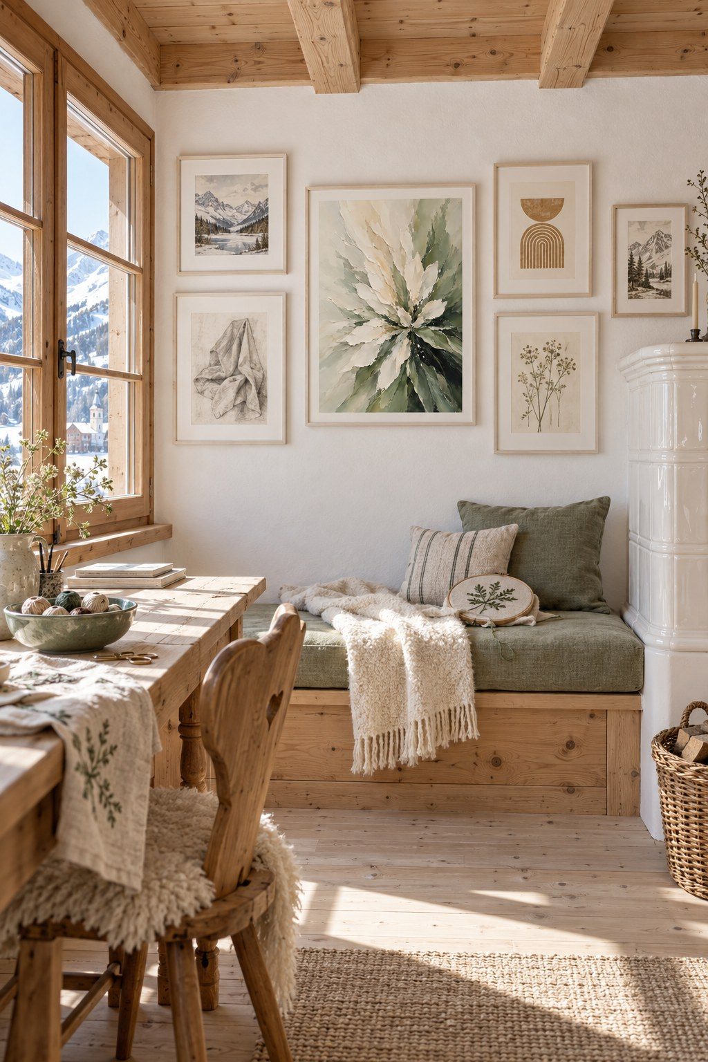 Soft Bloom Reverie, styled interior
